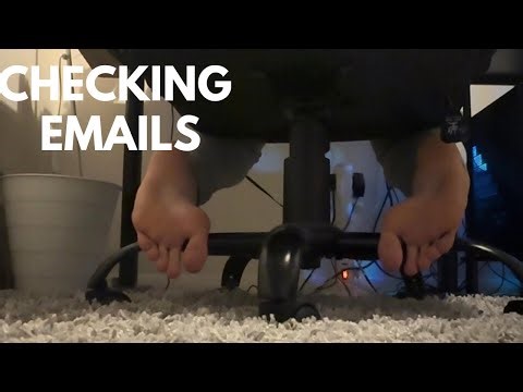 Watch me check my emails 
