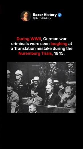 the Nuremberg Trials in 1945! #history