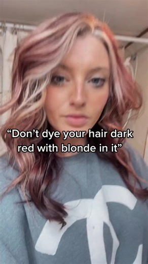 Stunning Red Hair with Blonde Highlights Ideas