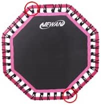 NEWAN Replacement Trampoline Mats，48 ‘’ Trampoline Jumping Surface,Anti-wear and Tear Resistant 48’’ Octagon Rebounding Surface,Made for Octagon 48'' NEWAN Trampolines