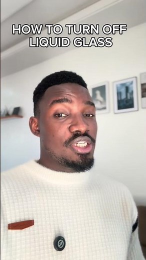 How to turn off the Liquid Glass effect on iOS 26 #liquidglass #ios26 #iphone #joewitech