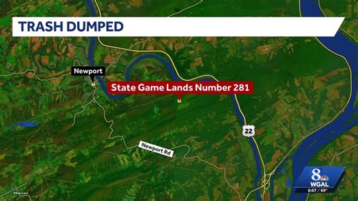Trash dumped on Pennsylvania state game lands prompts investigation in Perry County | Haystack News