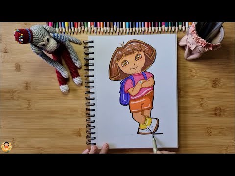 How to Draw Dora | Easy Drawing for Kids ✏️🎨
