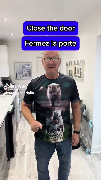 #learnfrench Learn French fast. French lesson today is how to say CLOSE THE DOOR in French #french #frenchforbeginners #foryoupage #frenchlanguage learnfrenchdaily is a fantastic TikTok account dedicated to everyone wanting to learn French. These beginner French videos teach lots of French words and phrases. There are lots of French lessons to help you learn French quickly. To learn French fast you have to learn French daily and my French videos do just that because there is a new one every day.
