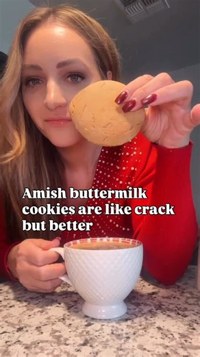 One time I made these cookies for an event and not one single person at the event knew what a buttermilk cookie was. They were skeptical until they took one bite and then they couldn’t stop eating them. 😂 The best part about these cookies and my recipe is while they are delicious they are actually full of good stuff. My Amish holiday recipe book comes with some of my all-time favorite Amish recipes that I used to make growing up, I just take them and I make them healthier. You can’t go wrong! T