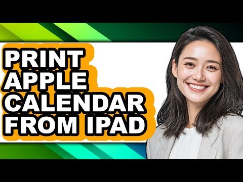 How to Print Apple Calendar from Ipad (only Way)