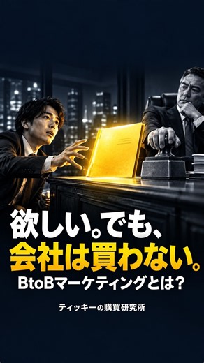 BtoBマーケティングとは？担当者が「欲しい」と言っても売れない理由