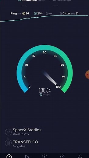 April 5 2023 Starlink Internet Speed Test 10:00pm