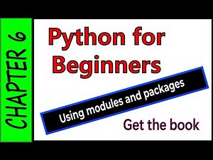 Python For Beginners Chapter 6 Modules & Packages#pythonlearning #pythonfromscratch#pythonbeginners