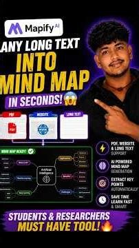 🤯 Turn Any Content Into a Mind Map in Seconds | Free AI Tool