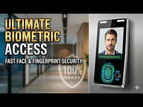 VARITO Face and Fingerprint Recognition Terminal | Biometric Access Control System