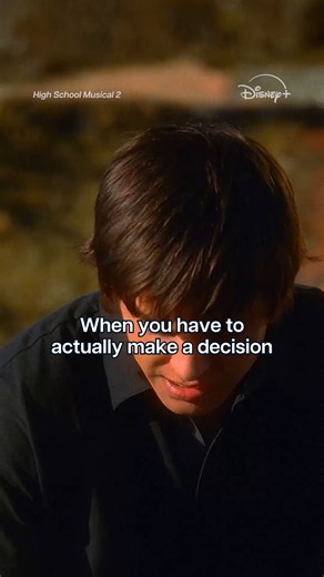 Very serious decisions to be made. High School Musical 2 is streaming on Disney . | Disney