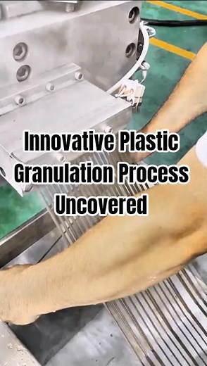Tools Machine Plastic Granulation Cutting Line Revealed