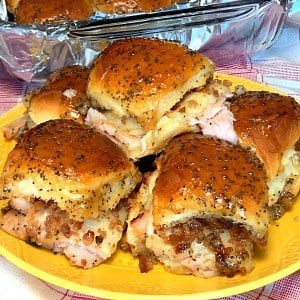 Easy Hawaiian Roll Turkey Sliders