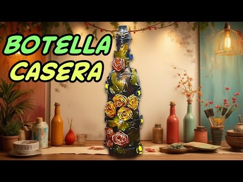 DECORATED BOTTLES IN 5 MINUTES!!
