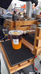 3.6K views · 49 reactions | Scooter coffee shop | Young Bangkok barista sells moka pot coffee on his Vespa Sprint Cafe on wheels wood box bike style | Tasty Inside | Facebook