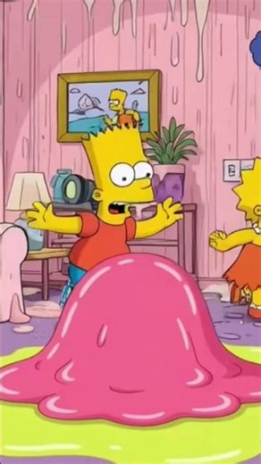 Homer turns ALL of Springfield into marshmallows… and everything melts 😂🔥 #Simpsons #CartoonChaos #