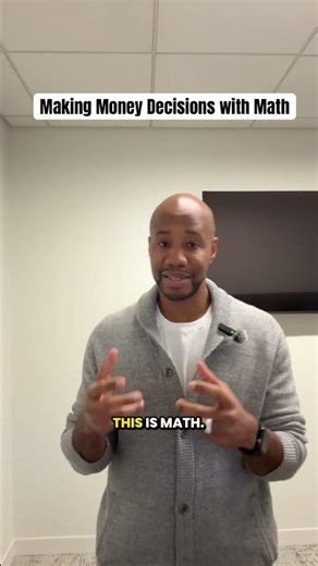 Making money decisions with math. Run the numbers and move forward #money #investing #debt #stocks