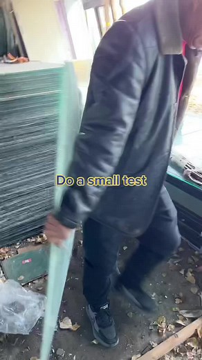 How is the tempered laminated glass safety level?#laminated glass#tempered laminated glass#glass factory#glass processing #glass works#glass machine