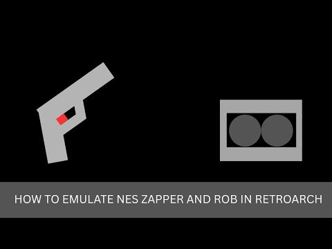 How to emulate the NES Zapper and ROB in Retroarch