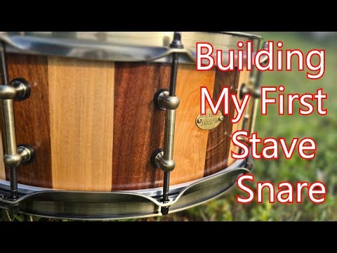 My FIRST Handmade Stave Snare - "Betelguese"