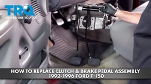 How to Replace Clutch  Brake Pedal Assembly 1992-1996 Ford F-150