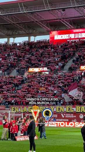 LixxPhoto on Instagram: "HIMNO A CAPELLA DEL REAL MURCIA 🔊🔊 #murcia #realmurcia #hercules #clasico #alicante"