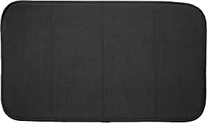 All-Clad Premium Reversible Dish Drying Mat for Kitchen: 16" x 28" Ultra-Absorbent, Long-Lasting, No Condensation, and Oversized for Large Pots and Pans - 1 Pack, Black