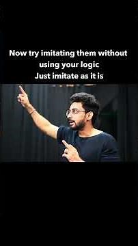Imitation Exercise For Actors