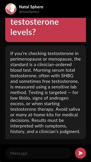 How do you check testosterone levels?