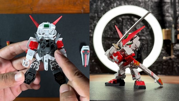 ASMR Build Process of Gundam Astray Red Frame