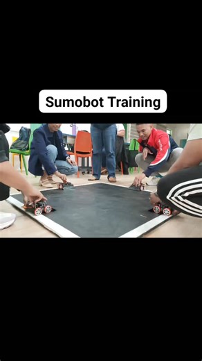 3.5K views · 24 reactions | Sumobot Training at @Angelo Loyola Senior High School #Erovoutika #robotics | ERovoutika Electronics Robotics Automation | Facebook