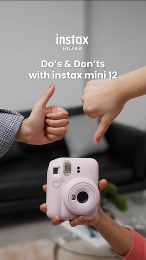 Do’s ✅ and Don’ts ❌ with your instax mini 12! Keep your snaps looking perfect with these quick tips #DontJustTakeGive #instaxclub #instaxmini12 | InstaxClub | Facebook