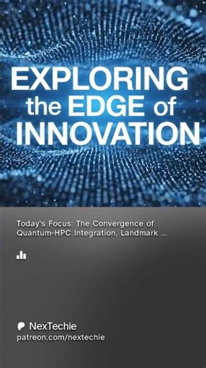 Quantum-HPC Integration and Landmark Commercialization News #Quantum #Tech #Innovation #Nextechie