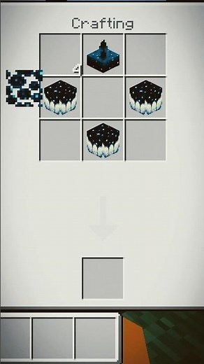 Minecraft me craft a warden spawn eggl #minecraft #mcpe #shorts