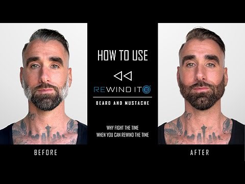 How To Use Rewind It 10 Men's Beard and Mustache Color