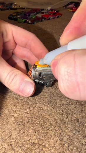 Added a little detail to the front of the ‘Jack Hammer’ from Acceleracers. #hotwheels #acceleracers