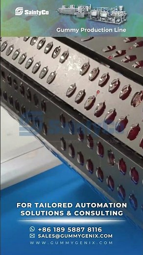 What is a starchless gummy production line? | SaintyCo