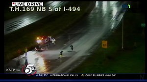 UPDATE: Highway 169 has reopened after a closure near I-494 overnight. The right lane remains closed, and will stay shut down for the rest of the day. MnDOT tells me a paint spill is requiring some major clean-up on the busy highway. | KSTP Traffic