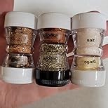 GSI Outdoors Waterproof Spice Rack for Camping, Car Camping, RV and Home, Clear, Black