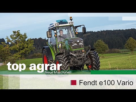 Elektrischer Traktor Fendt e100 Vario im Fahrtest