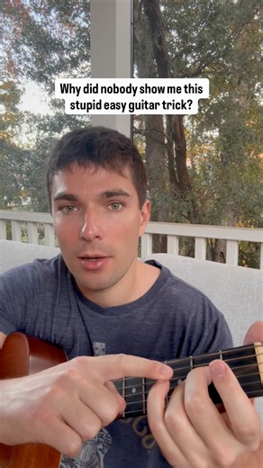 the easiest guitar trick you’ll learn this year