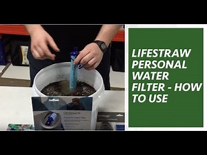 Lifestraw Personal Water Filter - How To Use!