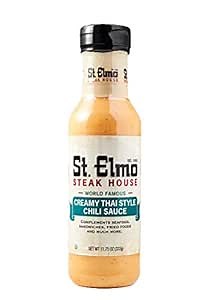 St. Elmo Creamy Thai Chili, Great Sauce for Seafood, Sandwiches, and More