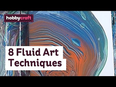 8 AMAZING Fluid Art Techniques | Hobbycraft