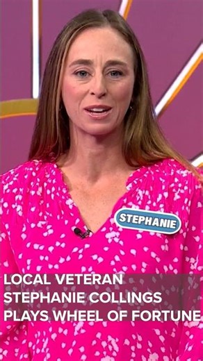 Stephanie Collings from Belleville plays on Wheel of Fortune