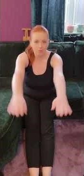 Stretching your hamstrings in sitting on a chair! Easy peasy! Low mobility.