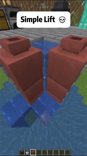 Minecraft Simple Lift 💀 #minecraft