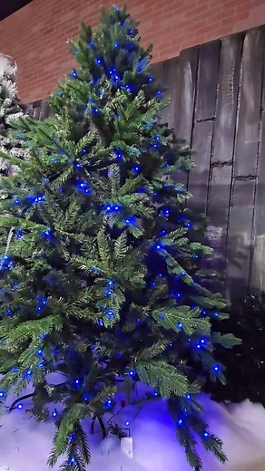 2.2K views · 13 reactions | 7' Fir with over 2300 natural cut tips and 500 LED multi-function lights! Just 334! Compare at HD for 599! Hundreds of colors and patterns on this remote control tree. Steel pole and stand! We won't be undersold on trees and they are going fast! | ScarePros Halloween & Horror | Facebook
