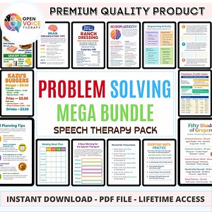 Problem Solving Pack - Etsy